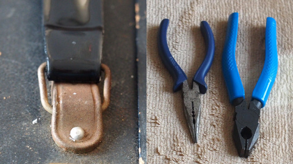 handle&metal fitting and pliers