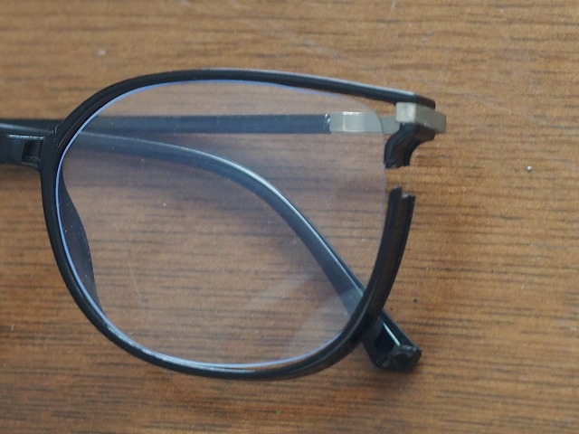 割れてきた部分の拡大