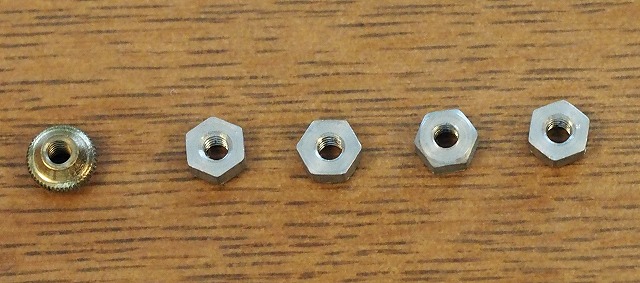 付いてたナットと購入したナット